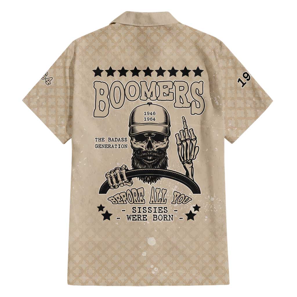 Baby Boomers Family Matching Mermaid Dress and Hawaiian Shirt The Badass Generation Retro Style - Wonder Print Shop