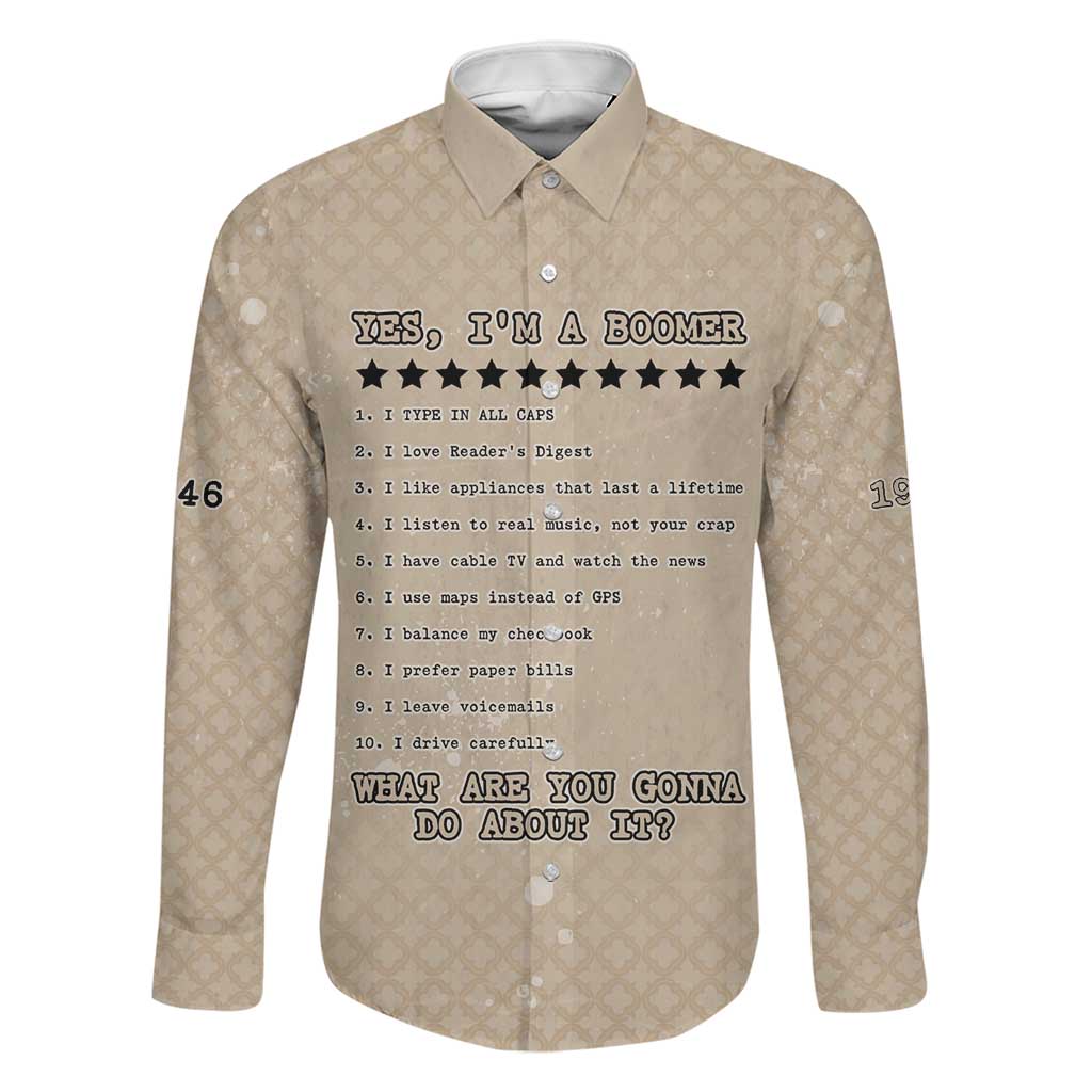 Baby Boomers Family Matching Off Shoulder Short Dress and Hawaiian Shirt The Badass Generation Retro Style - Wonder Print Shop