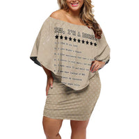Baby Boomers Family Matching Off Shoulder Short Dress and Hawaiian Shirt The Badass Generation Retro Style - Wonder Print Shop