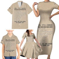 Baby Boomers Family Matching Short Sleeve Bodycon Dress and Hawaiian Shirt The Badass Generation Retro Style - Wonder Print Shop