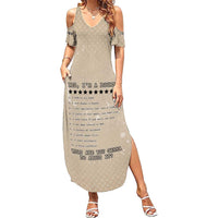 Baby Boomers Family Matching Summer Maxi Dress and Hawaiian Shirt The Badass Generation Retro Style - Wonder Print Shop