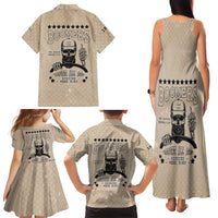 Baby Boomers Family Matching Tank Maxi Dress and Hawaiian Shirt The Badass Generation Retro Style - Wonder Print Shop