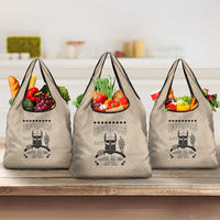 Baby Boomers Grocery Bag The Badass Generation Retro Style - Wonder Print Shop