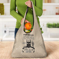 Baby Boomers Grocery Bag The Badass Generation Retro Style - Wonder Print Shop