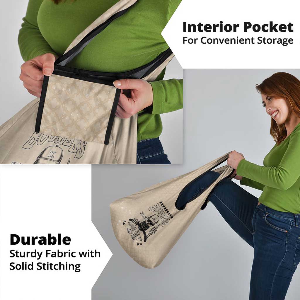 Baby Boomers Grocery Bag The Badass Generation Retro Style - Wonder Print Shop