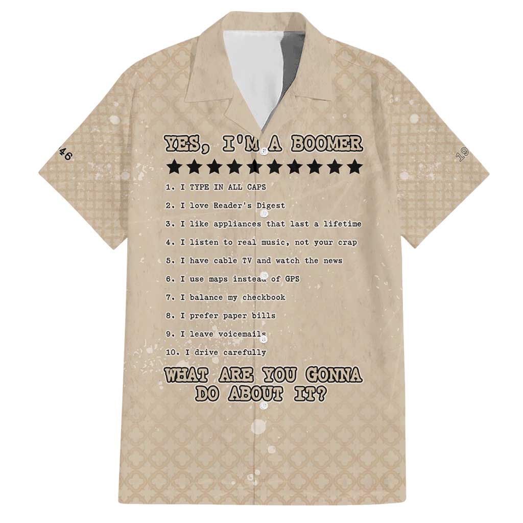 Baby Boomers Hawaiian Shirt The Badass Generation Retro Style - Wonder Print Shop