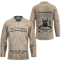 Baby Boomers Hockey Jersey The Badass Generation Retro Style - Wonder Print Shop