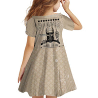 Baby Boomers Kid Short Sleeve Dress The Badass Generation Retro Style - Wonder Print Shop