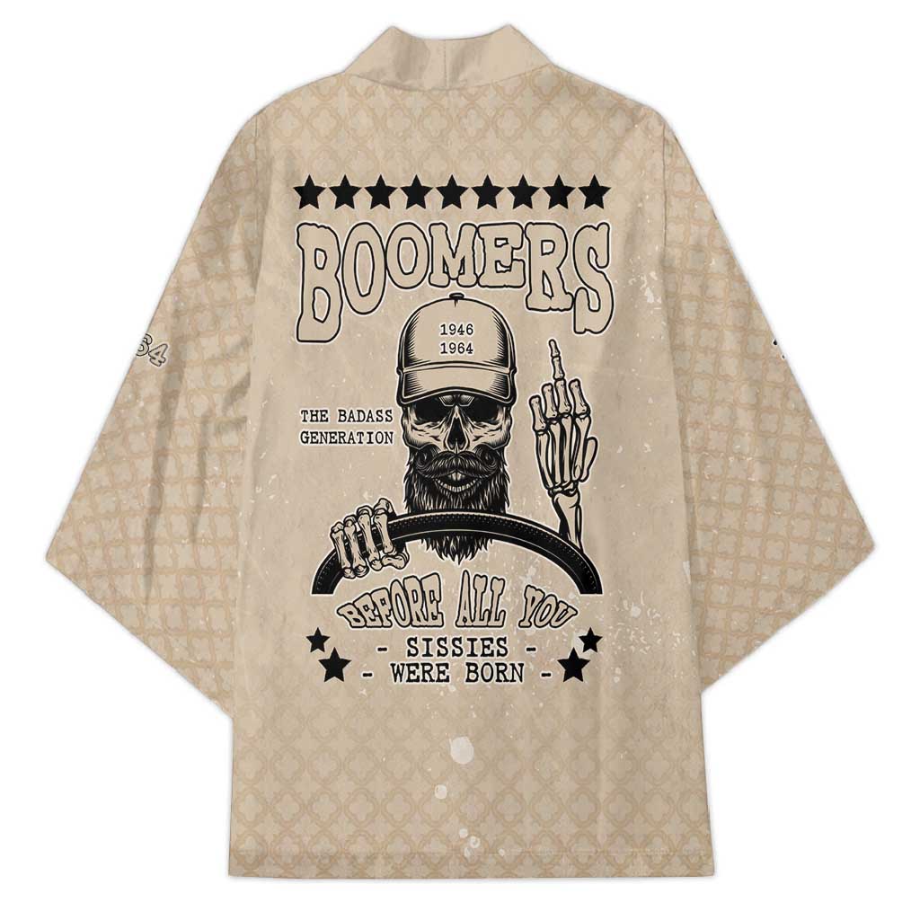 Baby Boomers Kimono The Badass Generation Retro Style - Wonder Print Shop