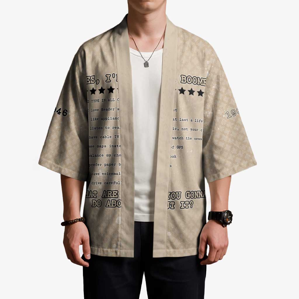 Baby Boomers Kimono The Badass Generation Retro Style - Wonder Print Shop