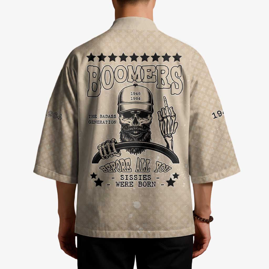 Baby Boomers Kimono The Badass Generation Retro Style - Wonder Print Shop