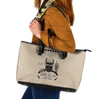 Baby Boomers Leather Tote Bag The Badass Generation Retro Style - Wonder Print Shop