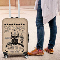 Baby Boomers Luggage Cover The Badass Generation Retro Style - Wonder Print Shop
