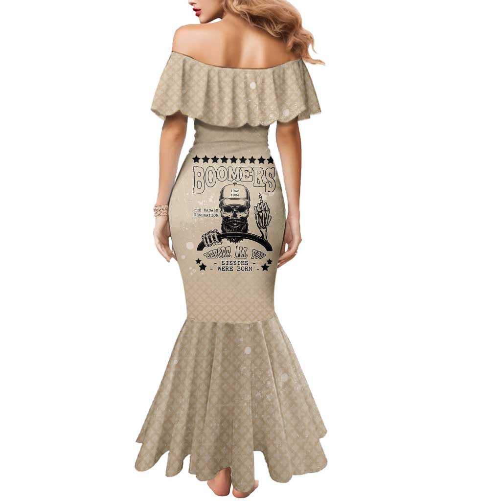 Baby Boomers Mermaid Dress The Badass Generation Retro Style - Wonder Print Shop