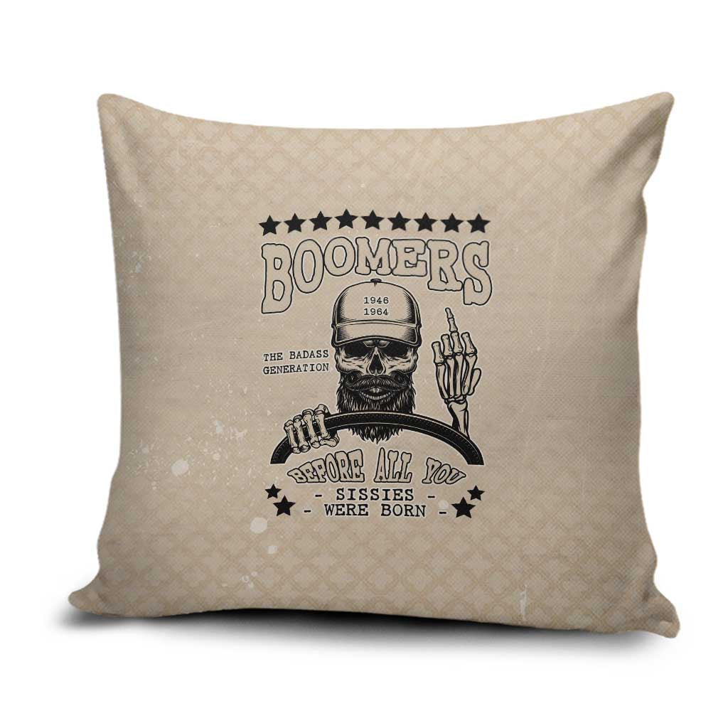 Baby Boomers Pillow Cover The Badass Generation Retro Style - Wonder Print Shop