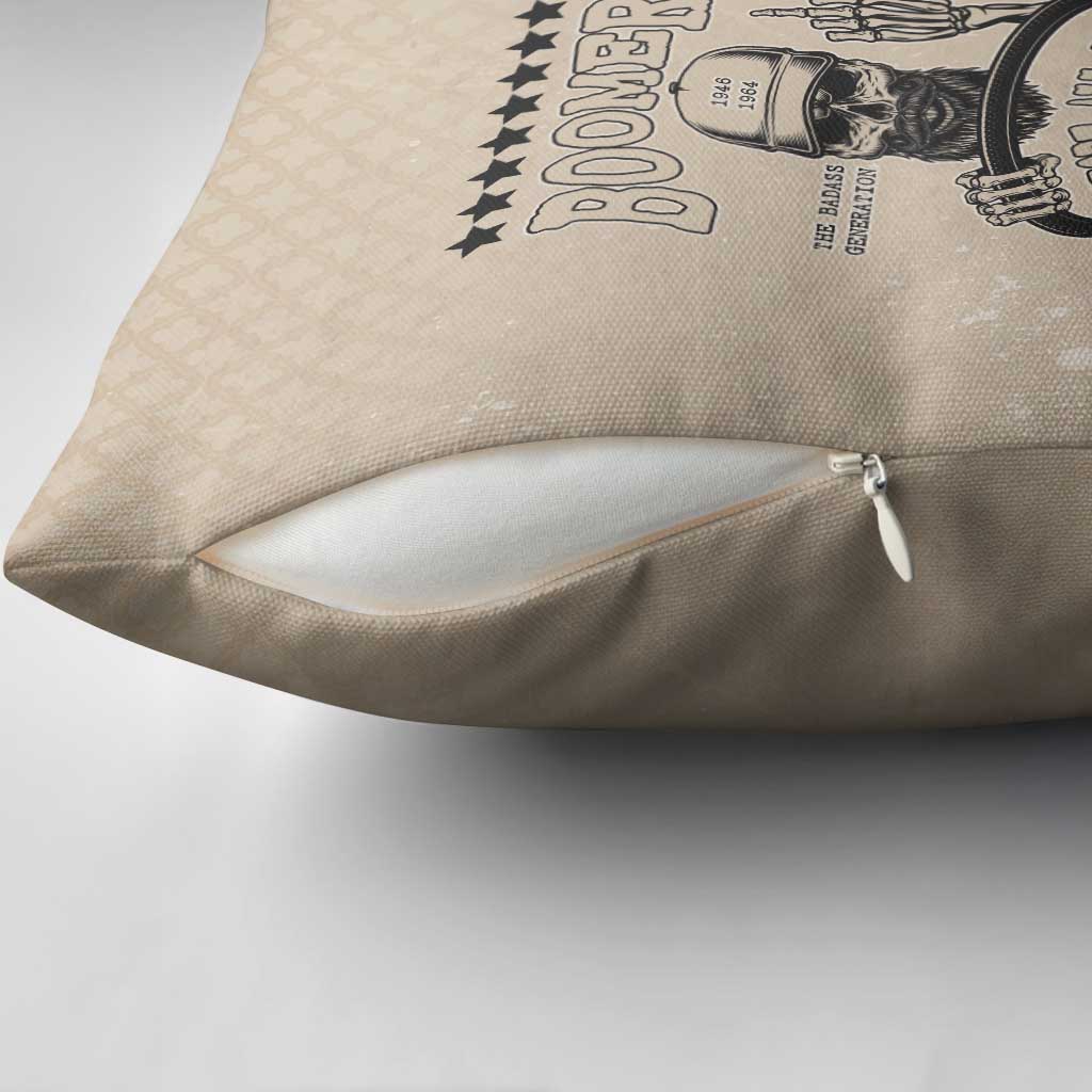 Baby Boomers Pillow Cover The Badass Generation Retro Style - Wonder Print Shop