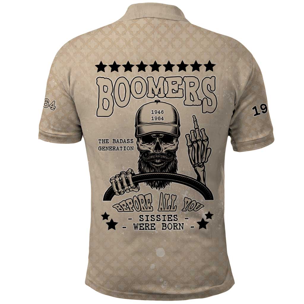 Baby Boomers Polo Shirt The Badass Generation Retro Style - Wonder Print Shop