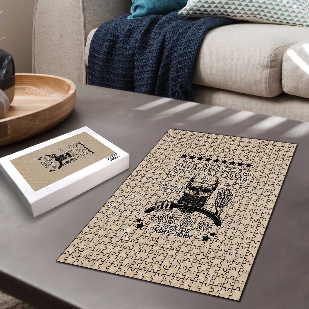 Baby Boomers Puzzle The Badass Generation Retro Style - Wonder Print Shop