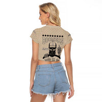 Baby Boomers Raglan Cropped T Shirt The Badass Generation Retro Style - Wonder Print Shop