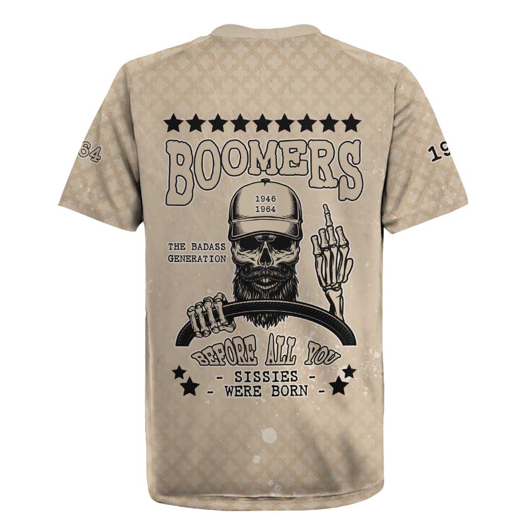 Baby Boomers Rugby Jersey The Badass Generation Retro Style - Wonder Print Shop