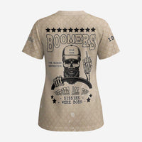 Baby Boomers Scrub Top The Badass Generation Retro Style - Wonder Print Shop