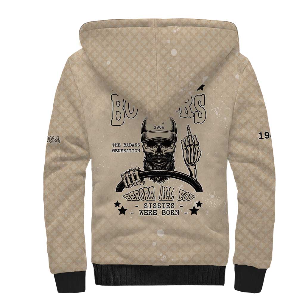 Baby Boomers Sherpa Hoodie The Badass Generation Retro Style - Wonder Print Shop