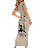 Baby Boomers Short Sleeve Bodycon Dress The Badass Generation Retro Style - Wonder Print Shop
