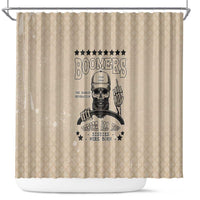 Baby Boomers Shower Curtain The Badass Generation Retro Style - Wonder Print Shop