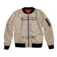 Baby Boomers Sleeve Zip Bomber Jacket The Badass Generation Retro Style - Wonder Print Shop