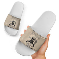 Baby Boomers Slide Sandals The Badass Generation Retro Style - Wonder Print Shop