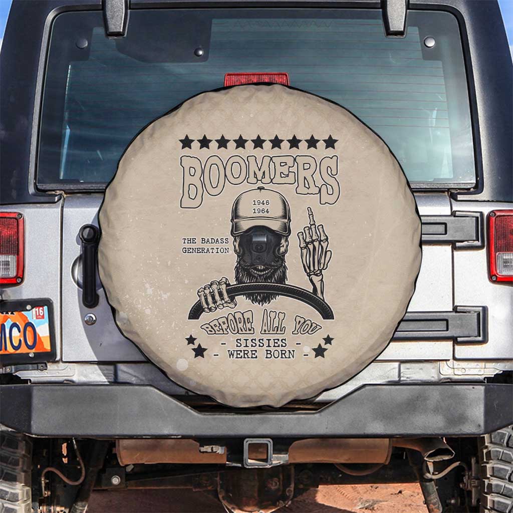 Baby Boomers Spare Tire Cover The Badass Generation Retro Style - Wonder Print Shop