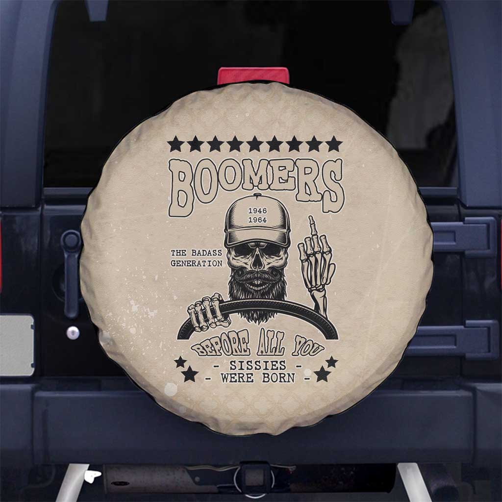Baby Boomers Spare Tire Cover The Badass Generation Retro Style - Wonder Print Shop