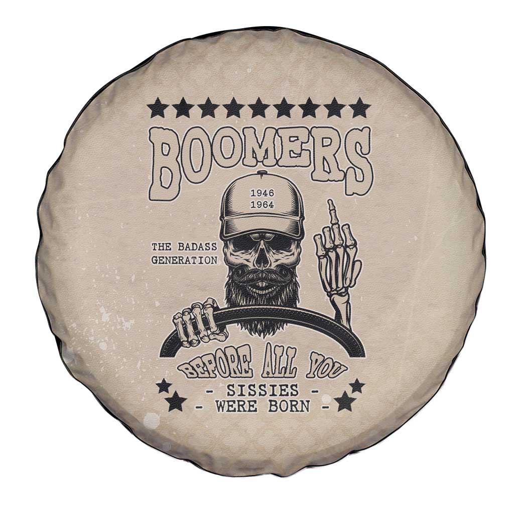 Baby Boomers Spare Tire Cover The Badass Generation Retro Style - Wonder Print Shop