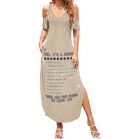 Baby Boomers Summer Maxi Dress The Badass Generation Retro Style - Wonder Print Shop