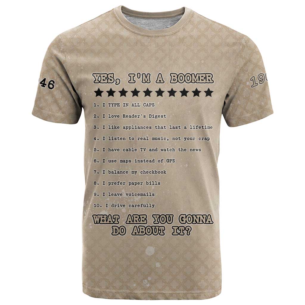 Baby Boomers T Shirt The Badass Generation Retro Style - Wonder Print Shop
