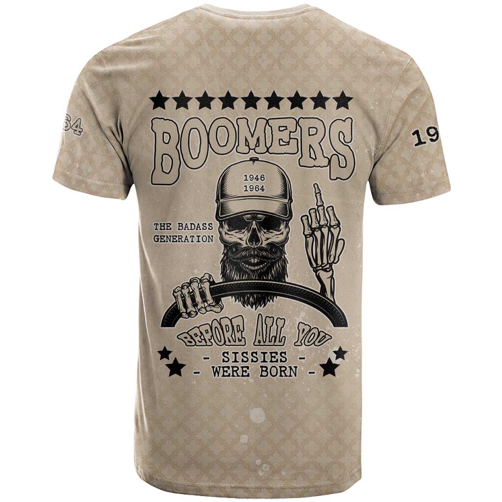 Baby Boomers T Shirt The Badass Generation Retro Style - Wonder Print Shop