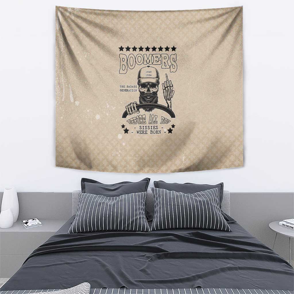 Baby Boomers Tapestry The Badass Generation Retro Style - Wonder Print Shop