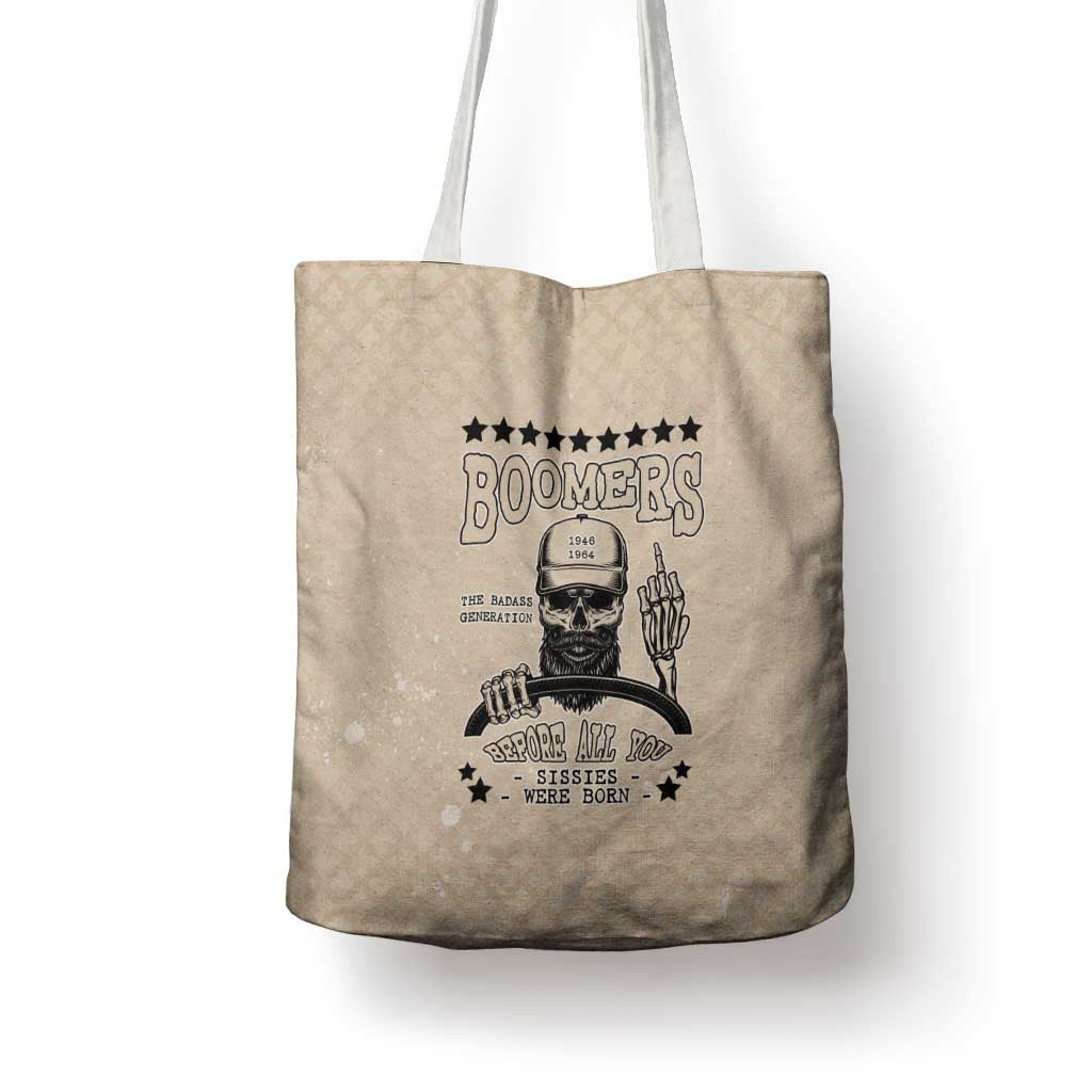 Baby Boomers Tote Bag The Badass Generation Retro Style - Wonder Print Shop