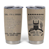 Baby Boomers Tumbler Cup The Badass Generation Retro Style - Wonder Print Shop