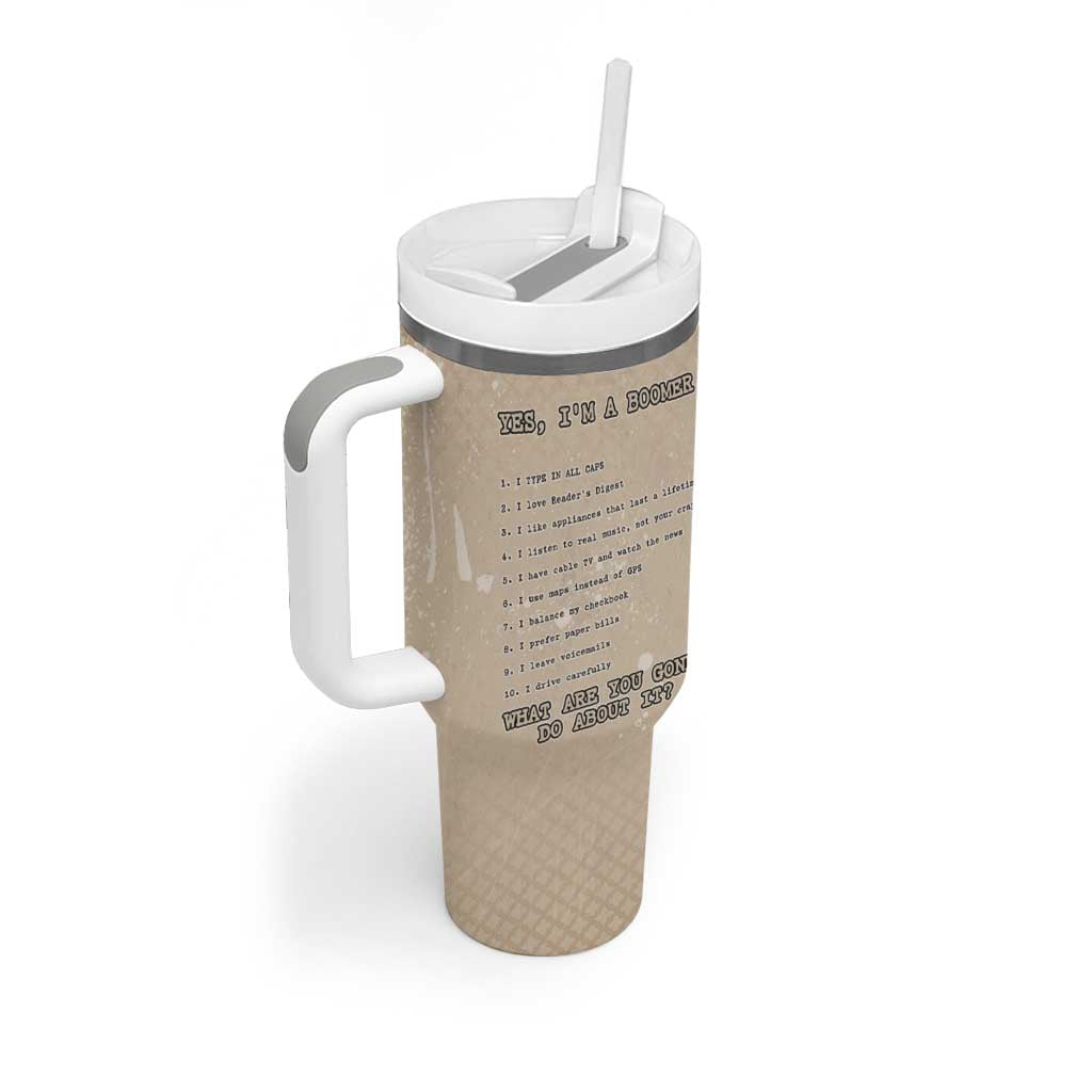 Baby Boomers Tumbler With Handle The Badass Generation Retro Style - Wonder Print Shop