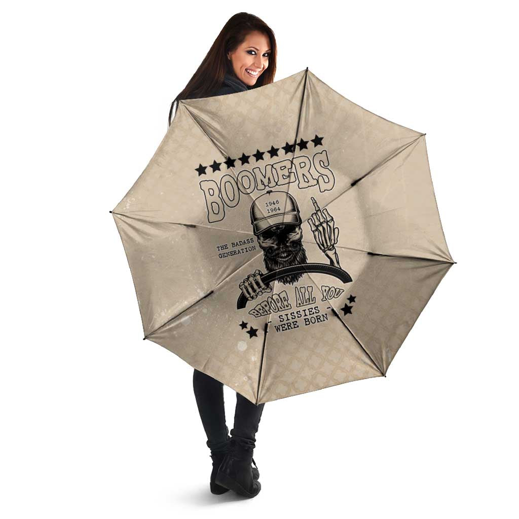 Baby Boomers Umbrella The Badass Generation Retro Style - Wonder Print Shop