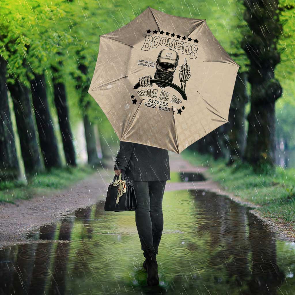 Baby Boomers Umbrella The Badass Generation Retro Style - Wonder Print Shop