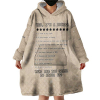 Baby Boomers Wearable Blanket Hoodie The Badass Generation Retro Style - Wonder Print Shop