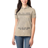 Baby Boomers Women Polo Shirt The Badass Generation Retro Style - Wonder Print Shop