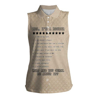 Baby Boomers Women Sleeveless Polo Shirt The Badass Generation Retro Style - Wonder Print Shop