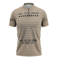 Baby Boomers Zipper Polo Shirt The Badass Generation Retro Style - Wonder Print Shop