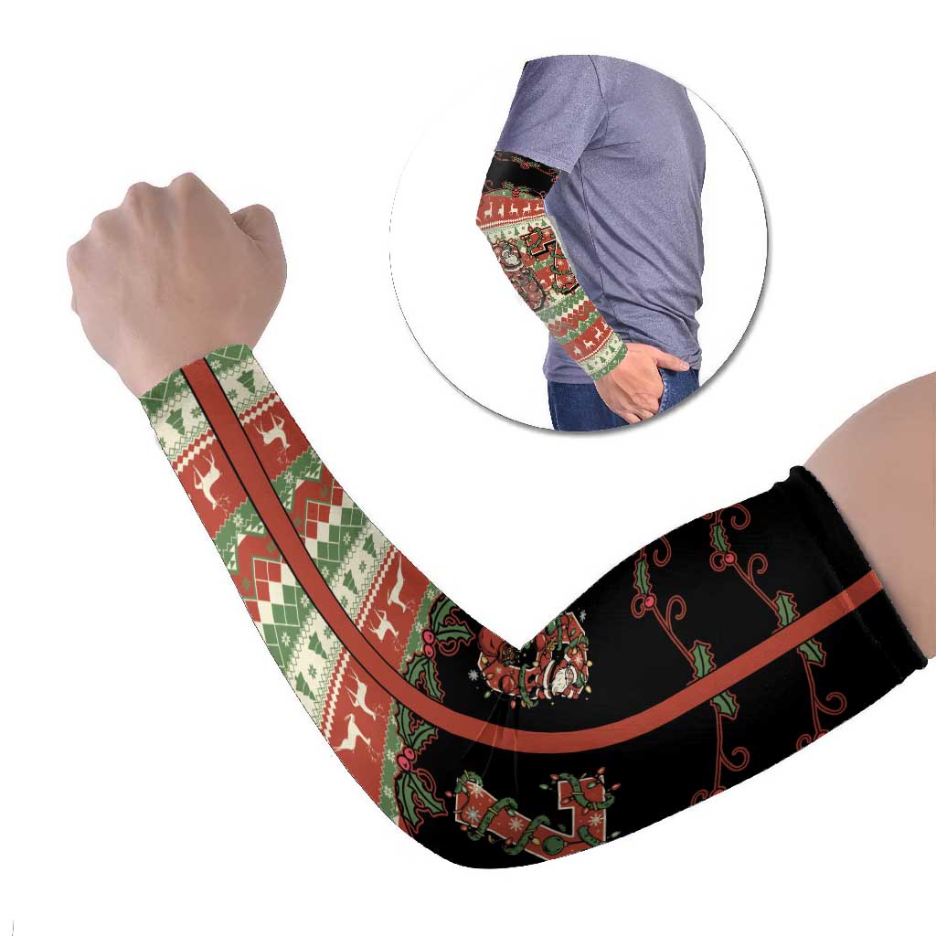 Western Yoke Arm Sleeves Funny Six Seven Christmas - Wonder Print Shop