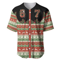 Western Yoke Baseball Jersey Funny Six Seven Christmas - Wonder Print Shop