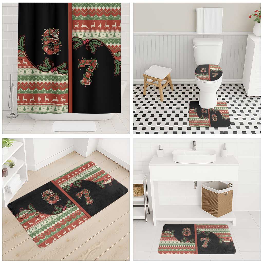 Western Yoke Bathroom Set Funny Six Seven Christmas - Wonder Print Shop
