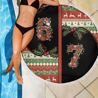 Western Yoke Beach Blanket Funny Six Seven Christmas - Wonder Print Shop